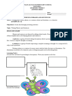 English Activity Sheet q2 - w3 2020-2021