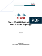 Cisco - SD-WAN-Policy Guide-Hub&SpokeTopology-v1