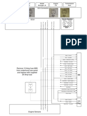 Jeep Wrangler JK Ripp SDS Wiring Diagram | PDF | Motor Vehicle | Color