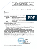 Daftar Penerima Surat Pusat Fasilitasi Infrastruktur Daerah