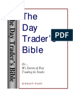 Wyckoff, Richard D - The Day Trader's Bible - Or My Secret in Day Trading of Stocks