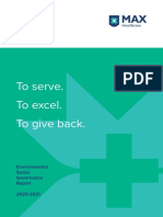 To Serve. To Excel. To Give Back.: Environmental Social Governance 2020-2021