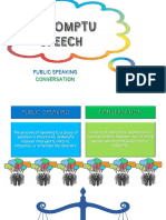 Impromptu Speech: Public Speaking