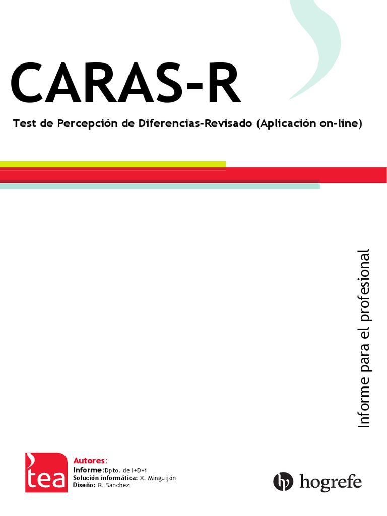 Análisis de la capacidad perceptiva y del control atencional de una ...