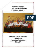 362495582 Divina Liturgia Sao Joao Crisostomo Mosteiro Greco Melquita de Panaghya Tsambika