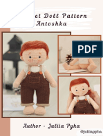 Crochet Doll Pattern Antoshka: Author - Juliia Pyha