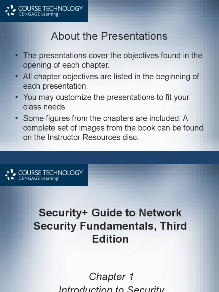 About The Presentations | PDF | Security | Information Security
