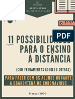 11 Possibilidades de Ensino A Distancia