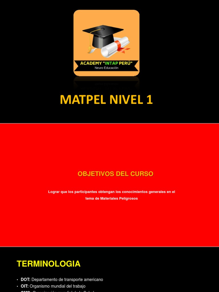 Introducción al MATPEL en Perú | PDF | Mercancías peligrosas | Residuos