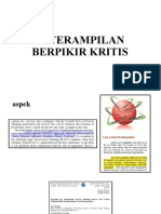 KETERAMPILAN BERPIKIR KRITIS DAN KREATIF