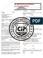 Chanana Institute of Physics: 326, Tilak Nagar, Amritsar 9888190610 Thermodynamics