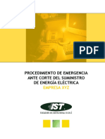 Plan Emergencia Corte Energia Ist