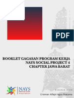Booklet Gagasan Perencanaan Program Kerja NAYS Social Project 4 Chapter Jawa Barat