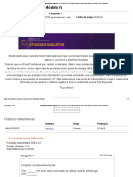 Atividade Avaliativa Do Módulo IV - PROJETO DE COMPETENCIAS PROFISSIONAIS E GESTAO DE CARREIRA