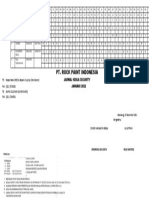 Pt. Rock Paint Indonesia: Jadwal Kerja Security JANUARI 2022