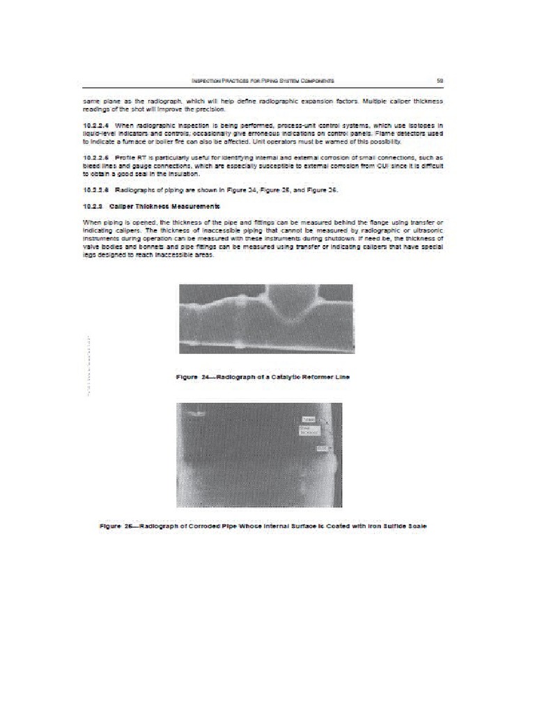 Radiografia em Tubulação Api 574 | PDF
