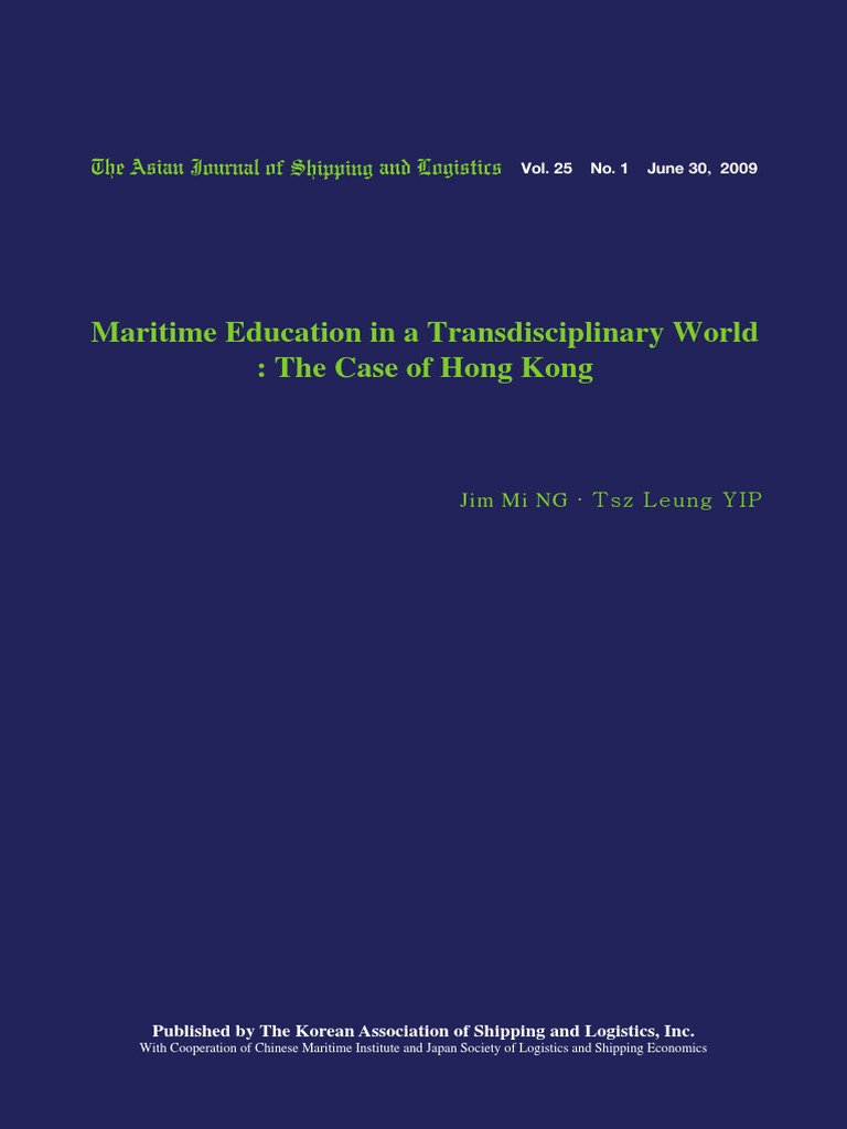 Maritime Education in Hong Kong's Shipping | PDF | Educational ...