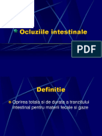 Ocluziile intestinale