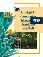 Unidad 1 y 2 Conceptos Básicos de Fisiología Vegetal y Sistemas de Relación Control e Interacción