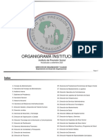 Organigrama Institucional: Instituto de Previsión Social