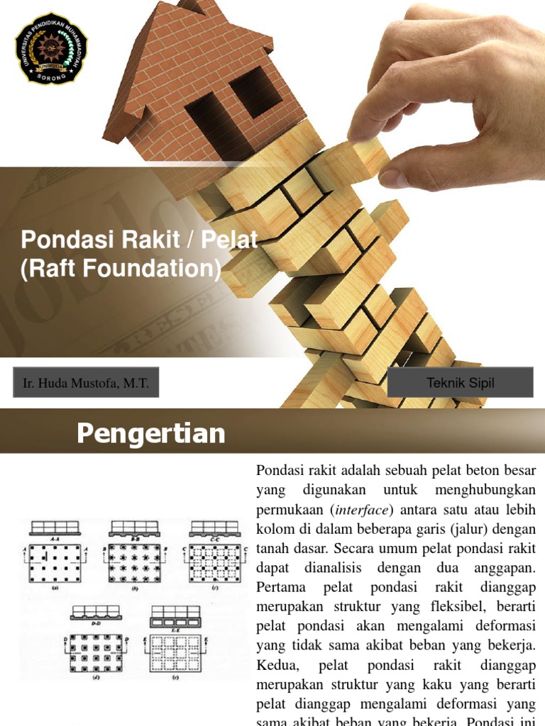Pondasi Rakit: Jenis dan Pertimbangan | PDF | Teknologi & Rekayasa