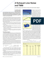 Simulation of Exhaust Line Noise Using FEM and TMM