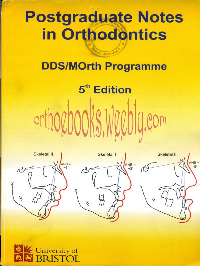 Postgraduate Notes in Orthodontics Download Free PDF Bone Kinase