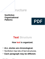 Structure: Nonfiction Organizational Patterns