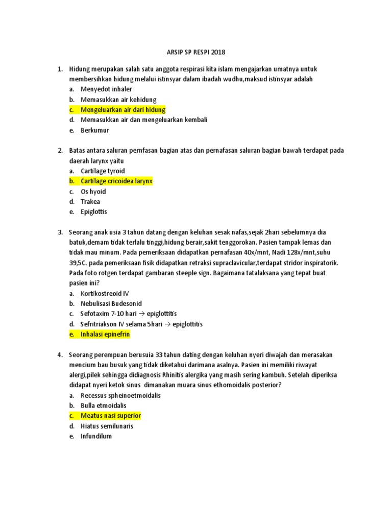 Arsip SP Respi 2018 | PDF
