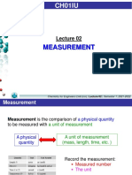 Lecture 02 - Measurement