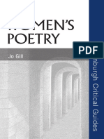 Women's Poetry (Edinburgh Critical Guides To Literature) - Jo Gill