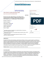 Determinação Simultânea de Diferentes Compostos Fenólicos Utilizando Biosensor Eletroquímico e Calibração Multivariada