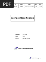 UCDM Interface - Specification (V1.0, Eng)