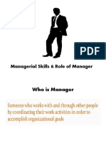 Skills & Role of Manager