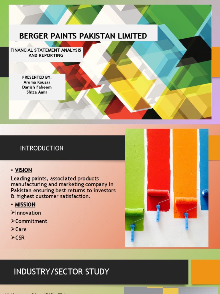 Berger Paints Pakistan Limited PDF Taxes Tax