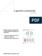 Mutatiile genetice autozomale