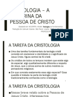 CRISTOLOGIA - A Doutrina Da Pessoa de Cristo