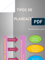 Tipos de PLANEACION