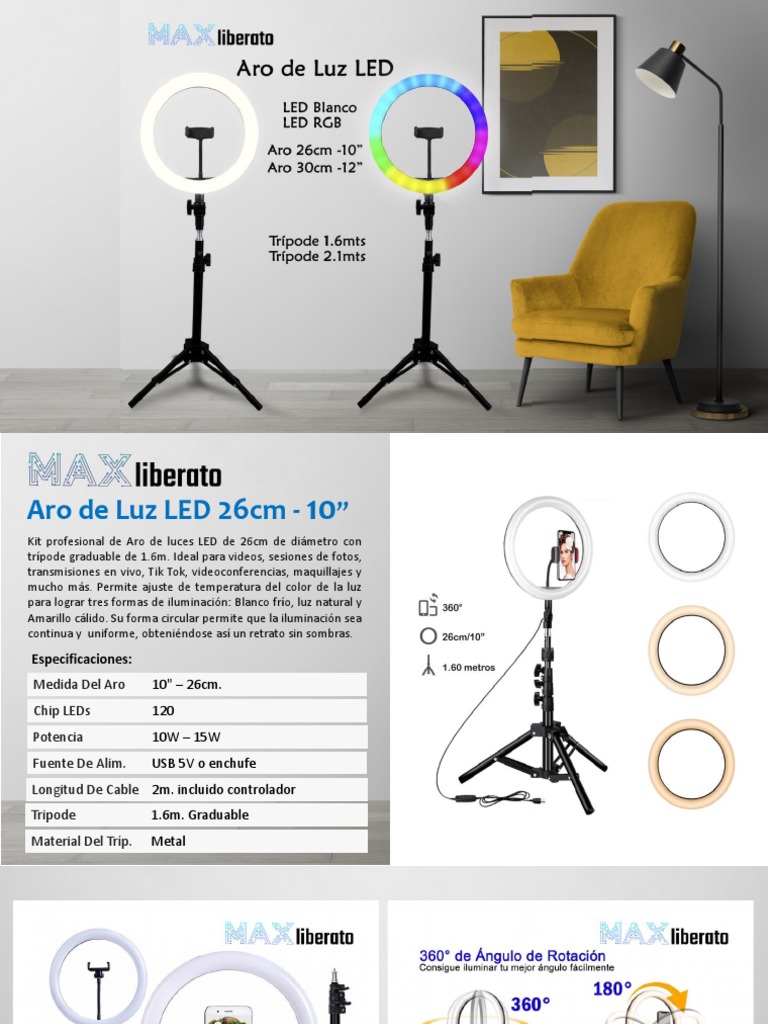 Mejores aros de Luz para hacer TikToks como un profesional