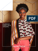 Pardus Fair Isle Shawl in Paintbox Yarns Downloadable PDF 2