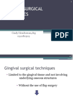 Gingival Surgical Techniques Cindy