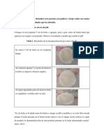 Resultados práctica desnaturalización proteínas