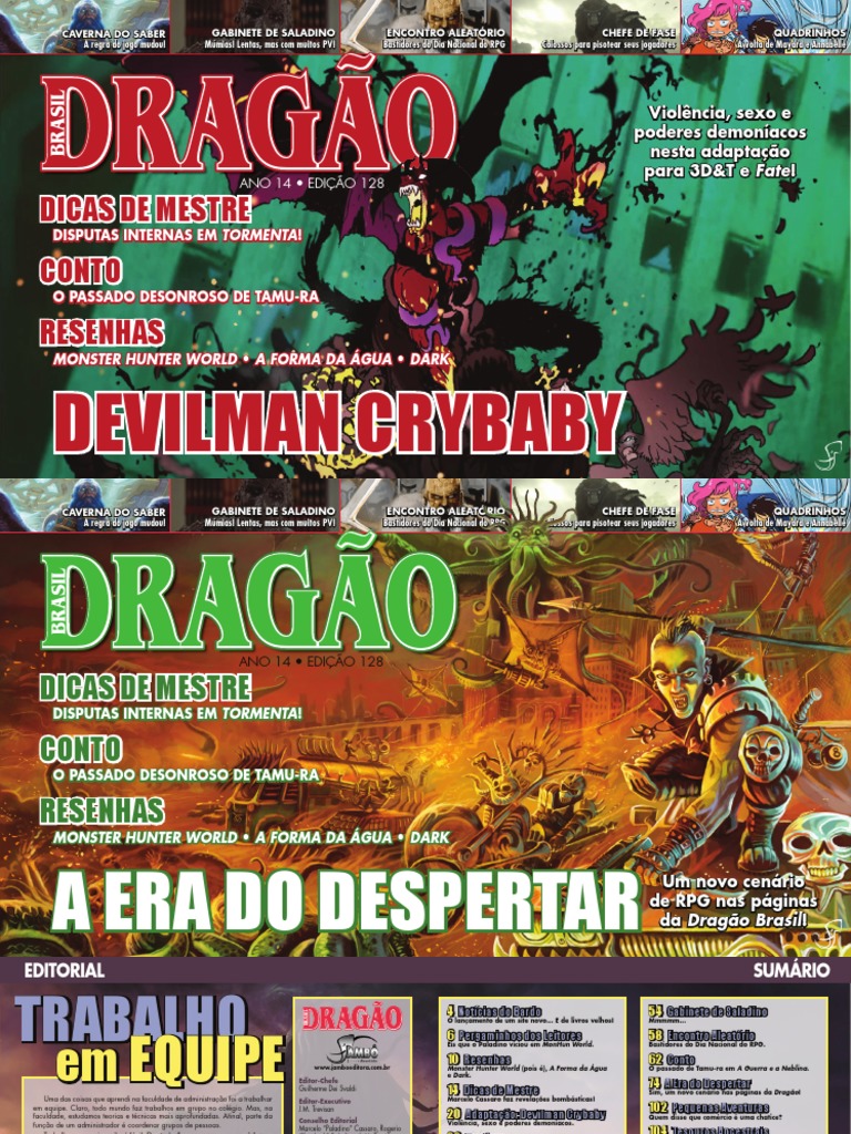 Dragão Brasil 128 (Especial), PDF, Jogos de RPG
