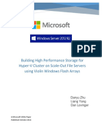 Building High Performance Storage Hyper-V Cluster Scale-Out File Servers InfiniBand