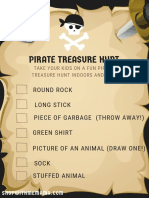 Pirate Treasure Hunt Printable