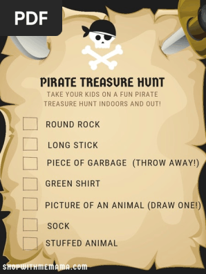 Pirate Treasure Hunt Printable