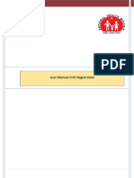 CHO Registration User Manual