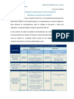 Criterios para Testeo - Interrupciòn de Aislamiento 05 - 01 - 2022 AA FINAL