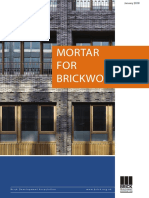 Mortar for Brickwork BDA