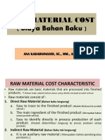 Chapter 2 - Raw Material Cost